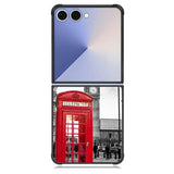 london telephone booth wallpaper Samsung Galaxy Z Flip 7 Case BC2691
