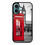 london telephone booth wallpaper Case iPhone 16 Plus BC2691