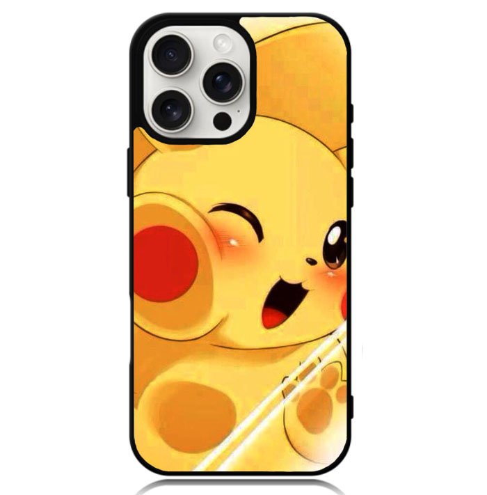 Pikachu Chubby WALLPAPER Case iPhone 16 Pro BC2688