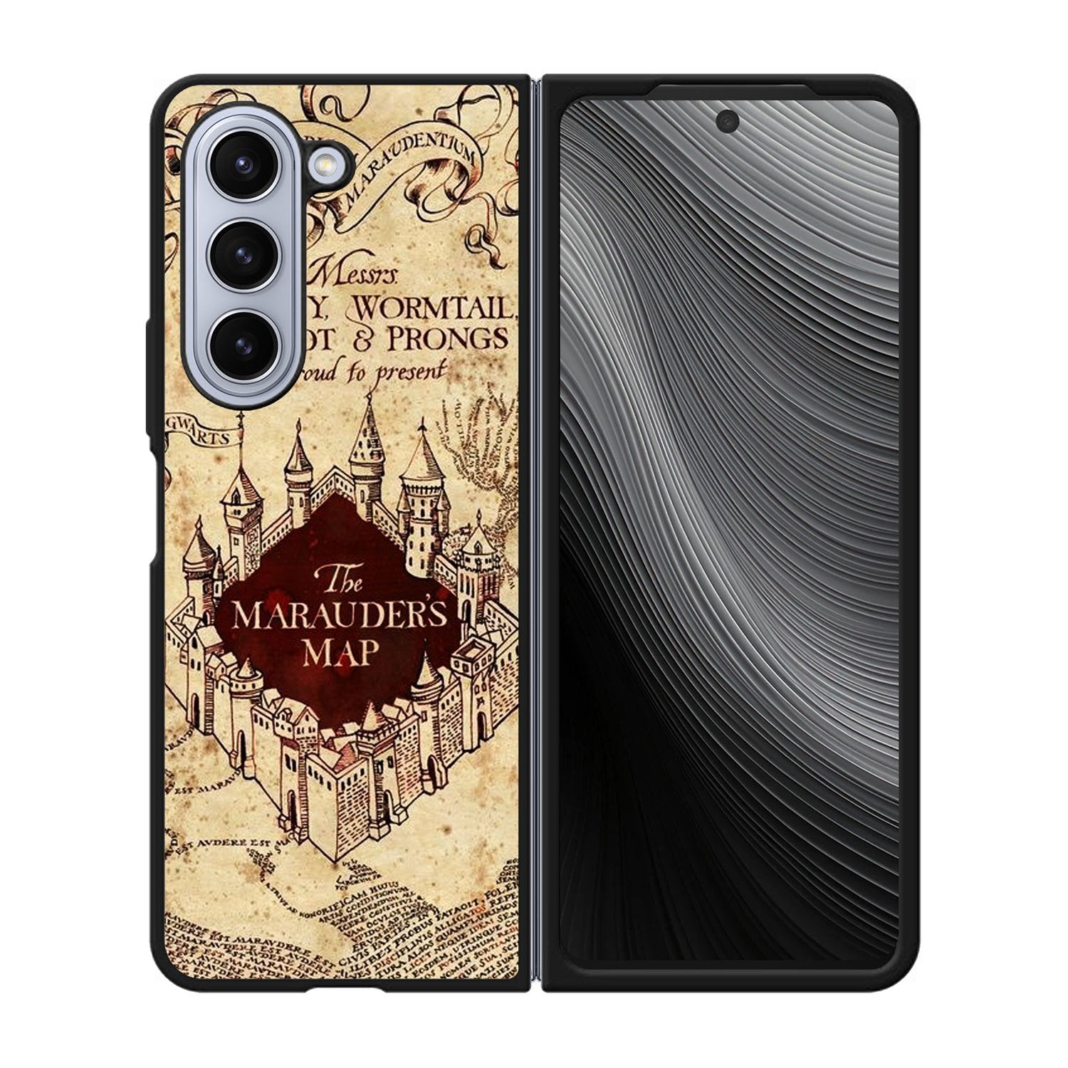 Marauders Map Hogwarts Case Samsung Galaxy z Fold 5 5G BC2684