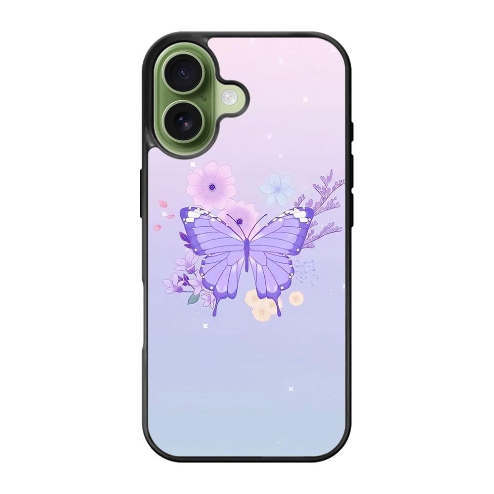 butterfly violet iPhone 17 Case FE0126