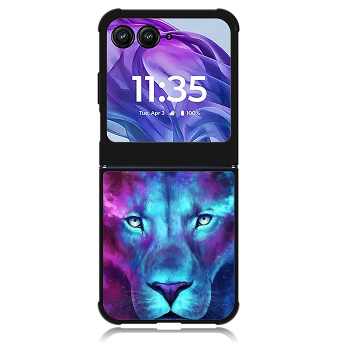 LION W Motorola Moto Razr 2024 , Moto Razr 50 Case