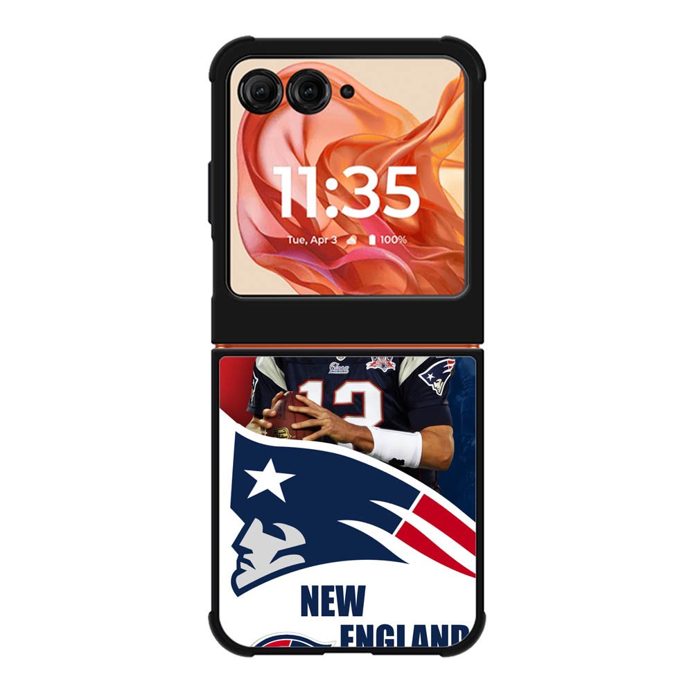 New England Patriots Motorola Moto Razr 2025/2024 , Moto Razr 60/50 Case BC2669