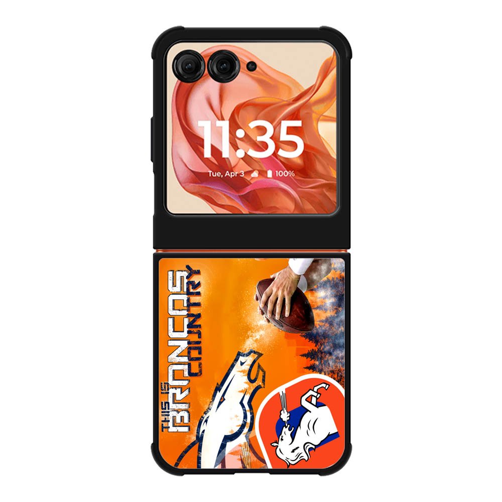 Denver Broncos Motorola Moto Razr 2025/2024 , Moto Razr 60/50 Case BC2660