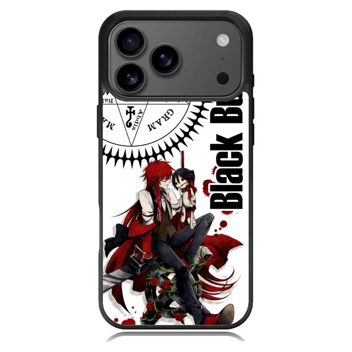 Black Butler Grell iPhone 17 Pro Case BC2638
