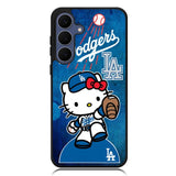 dodgers baseball hello kitty Samsung Galaxy S25 FE Case BC2626