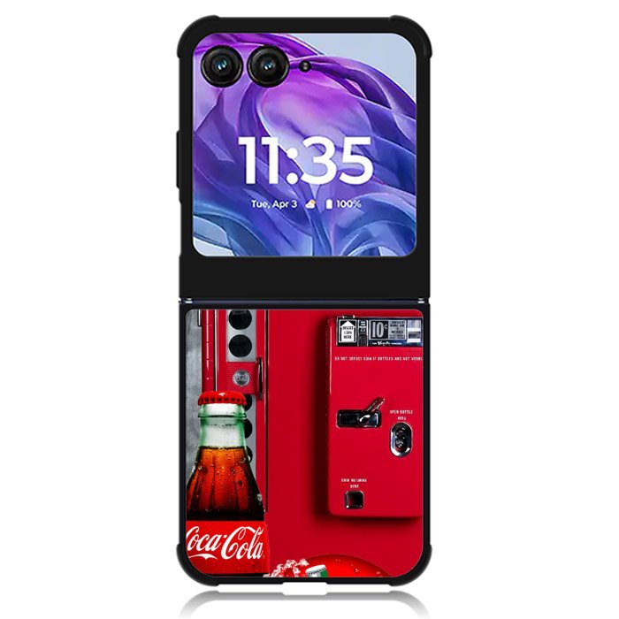 Coca-Cola Vending Machine 2nd Motorola Moto Razr 2024 , Moto Razr 50 Case