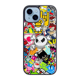 Stickerbomb Graffiti Art Collage Cool Case iPhone 15 Plus BC2596