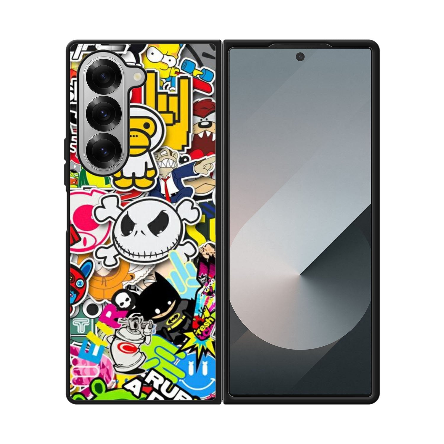 Stickerbomb Graffiti Art Collage Cool Case Samsung Galaxy Z Fold 6 5G BC2596