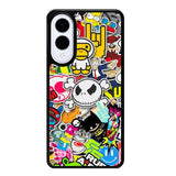 Stickerbomb Graffiti Art Collage Cool Samsung Galaxy S25 Edge Case Case