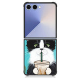 cute coffee cat Samsung Galaxy Z Flip 7 Case BC2297