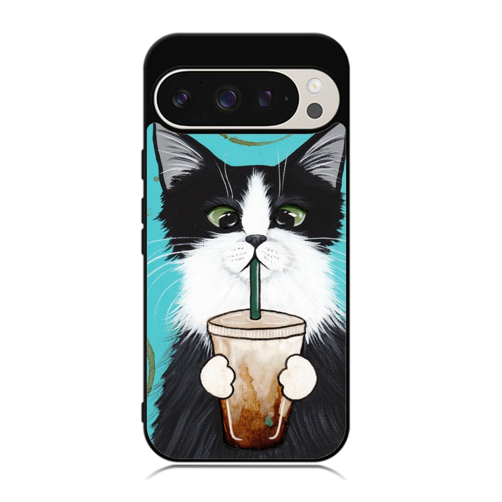 cute coffee cat Case Google Pixel 9 Pro XL BC2297