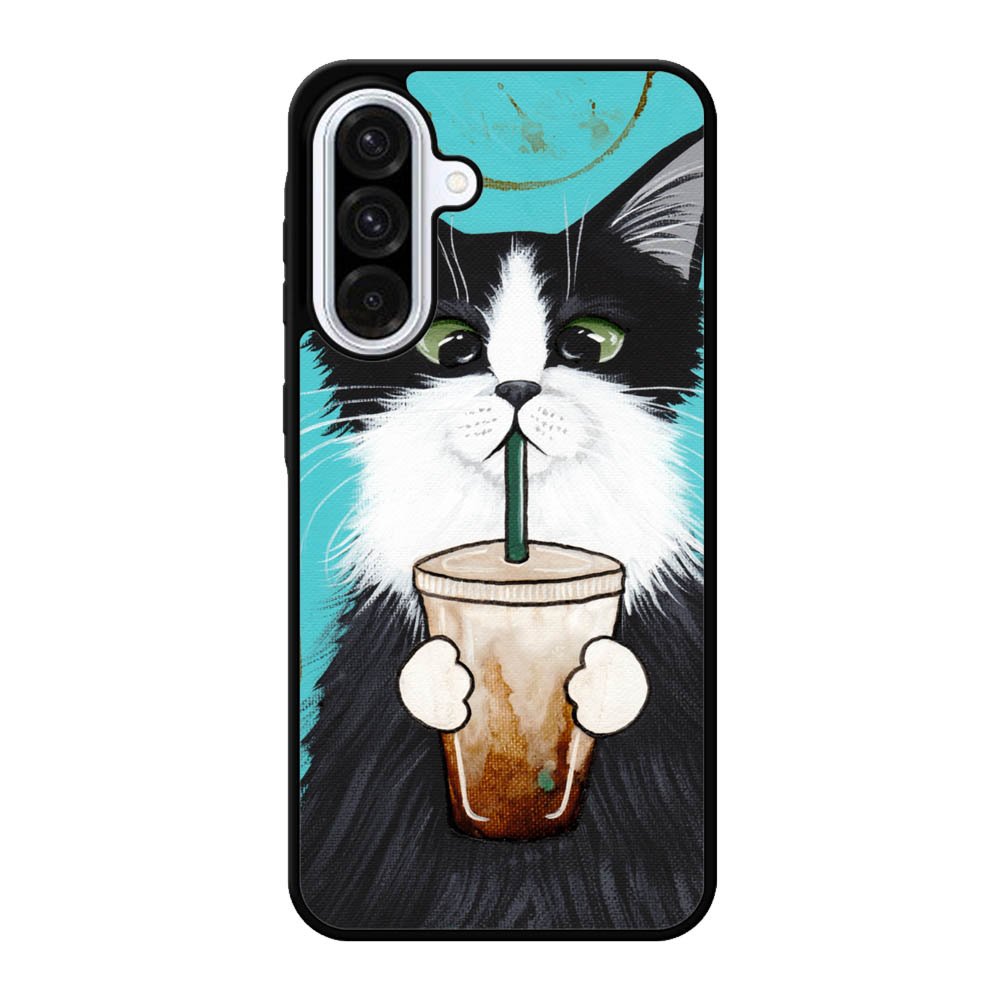 Cute Coffee Cat Samsung Galaxy A56 Case FE5324