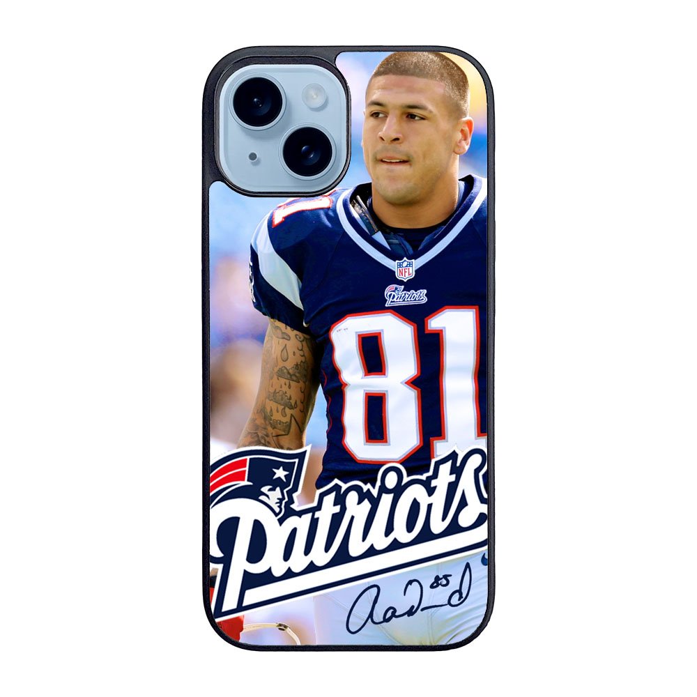 aaron hernandez patriots Case iPhone 15 Plus BC2323