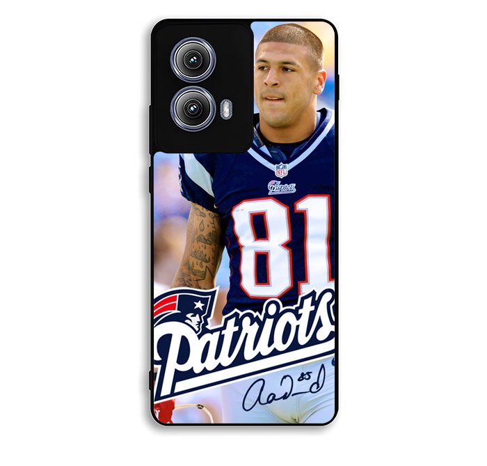 aaron hernandez patriots Motorola Moto Edge 2024 Case BC2323