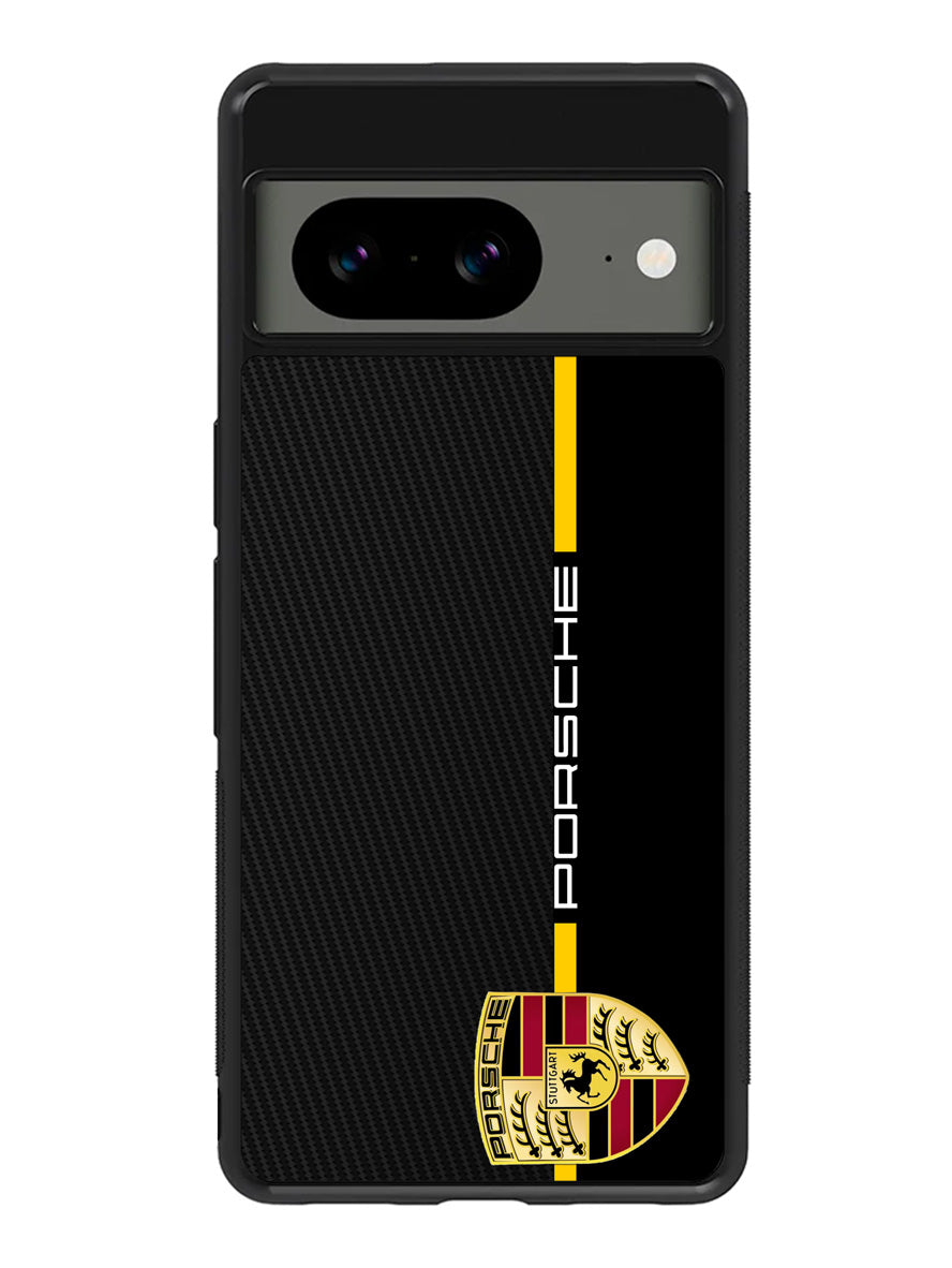 Porsche Stripe Carbon Google Pixel 8a Case