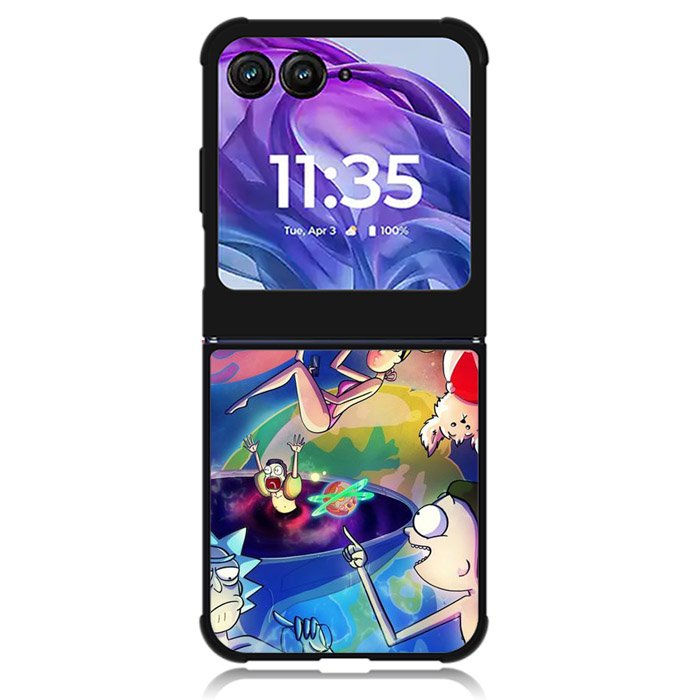 Rick And Morty Fan Art Motorola Moto Razr 2024 , Moto Razr 50 Case