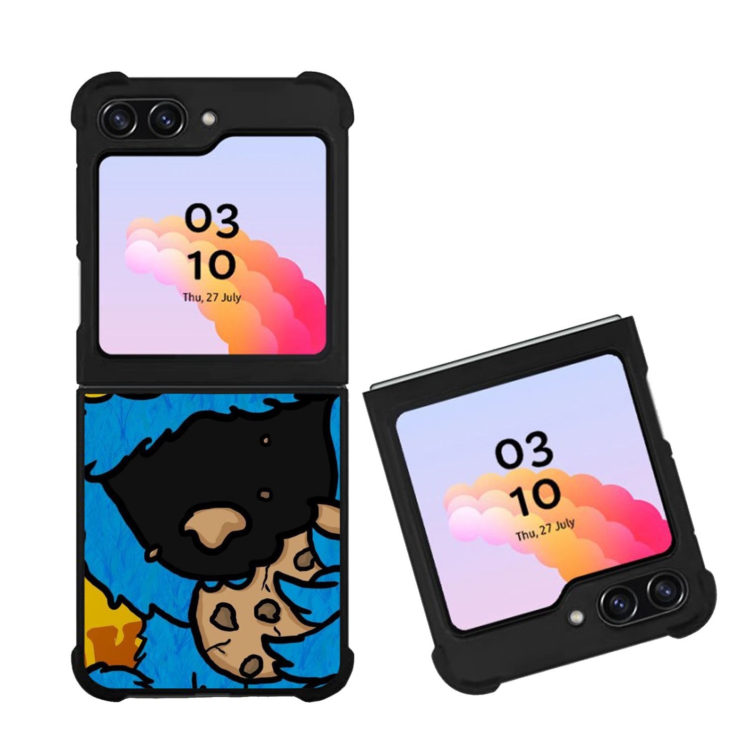 cookie monster Case Samsung Galaxy Z Flip 5 5G BC2383
