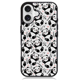 panda pattern Case iPhone 16 BC2396