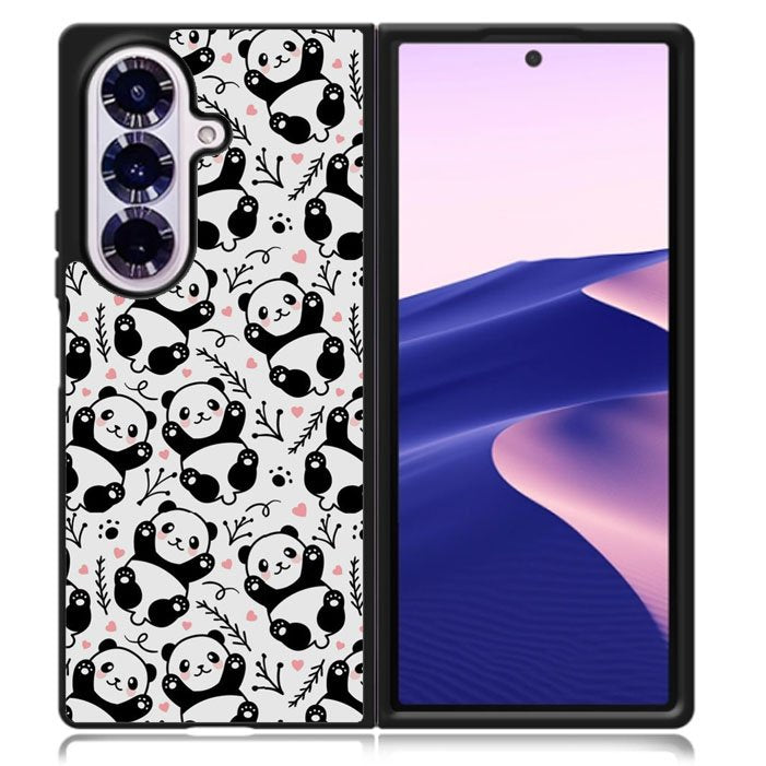 panda pattern Samsung Galaxy Z Fold 7 5G Case BC2396