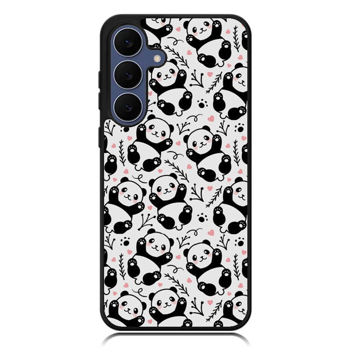 panda pattern Samsung Galaxy S25 FE Case BC2396