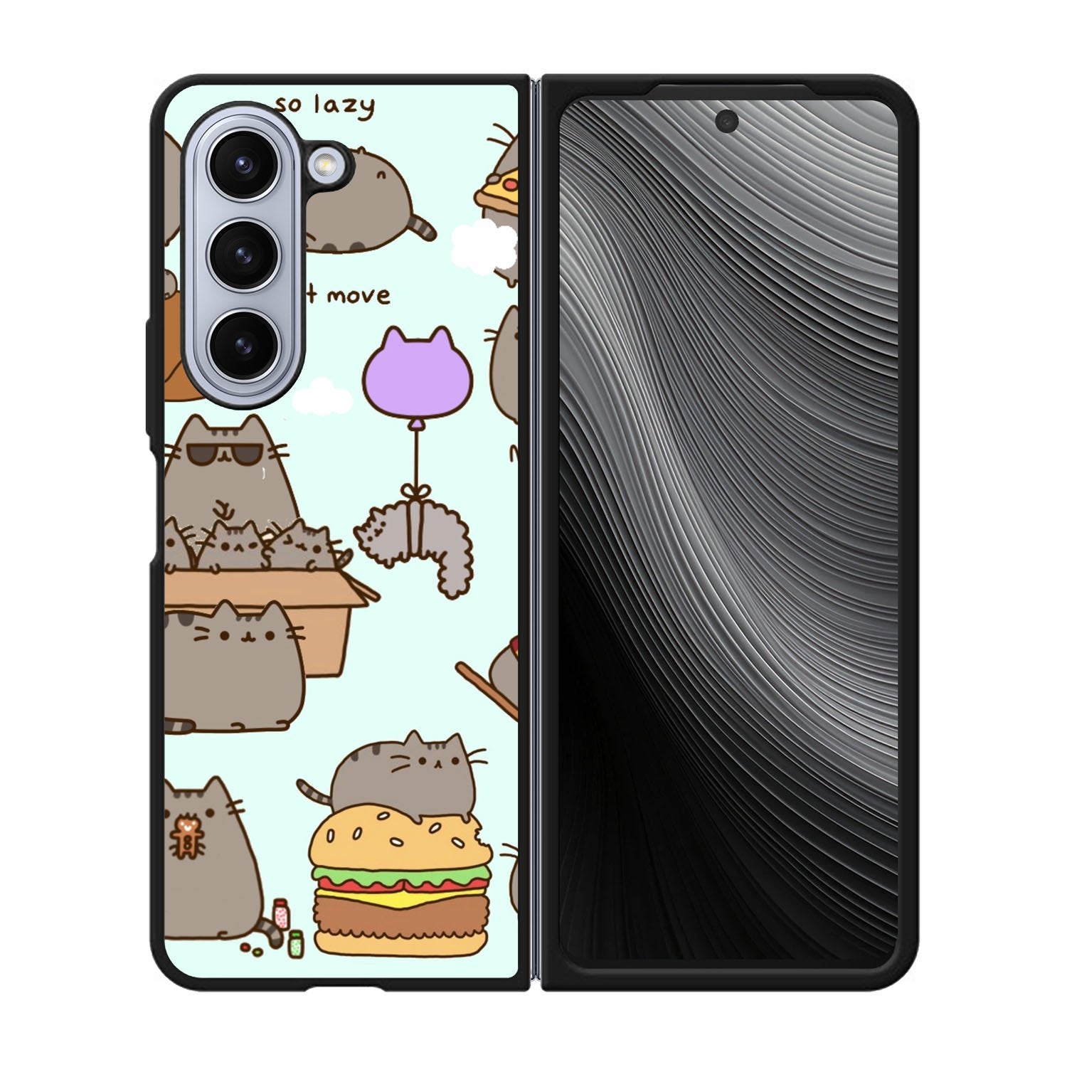 pusheen cat Case Samsung Galaxy z Fold 5 5G BC2403