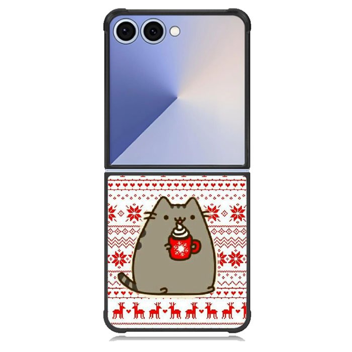 pusheen cat Samsung Galaxy Z Flip 7 Case BC2404