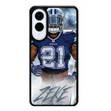 Ezekiel Elliott Dallas Cowboys Samsung Galaxy S25 Edge Case Case