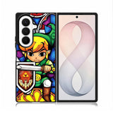 Pictures Of Stained Glass Legend Of Zelda Samsung Galaxy Z Fold 8 Ultra Case BC2423