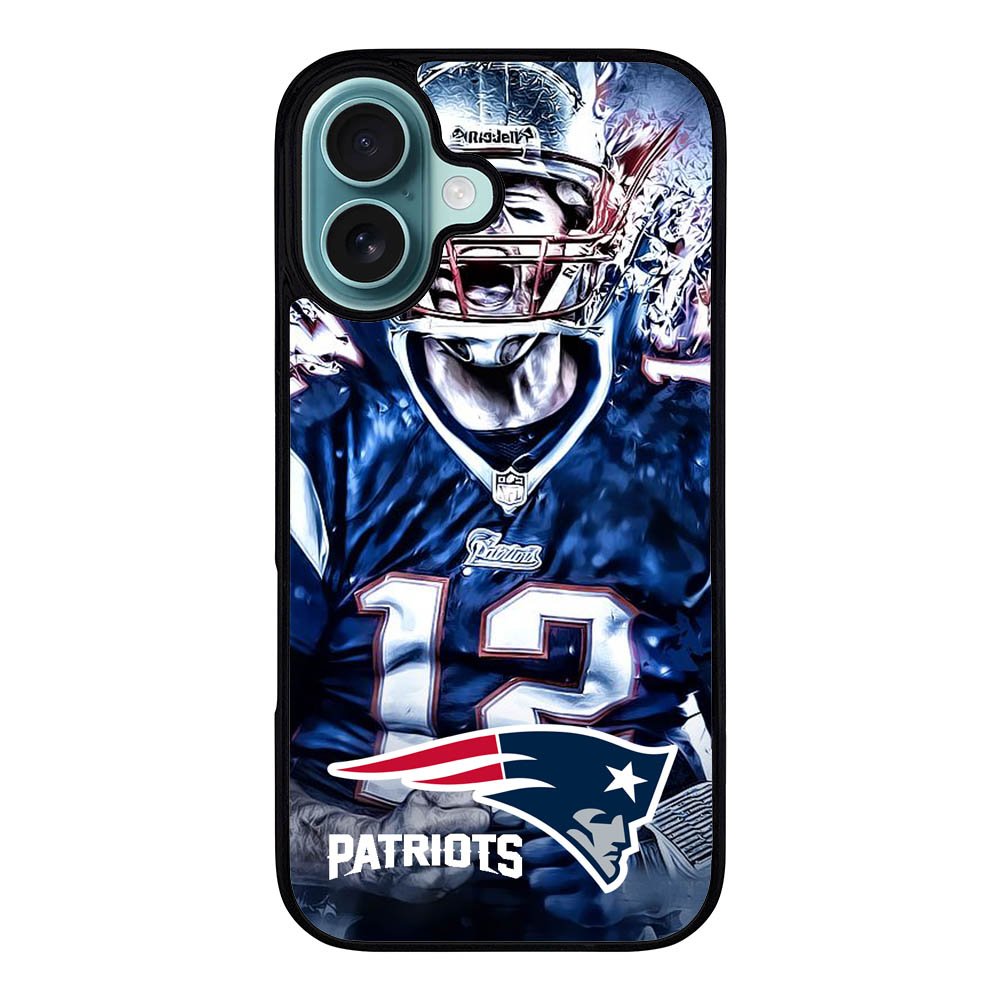 new england patriots Case iPhone 16 Plus BC2432