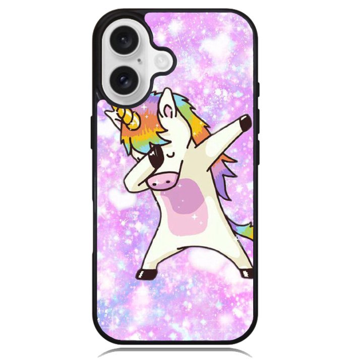 dabbing unicorn Case iPhone 16 BC2444