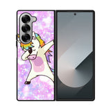 dabbing unicorn Case Samsung Galaxy Z Fold 6 5G BC2444