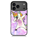 dabbing unicorn iPhone 17 Pro Case BC2444