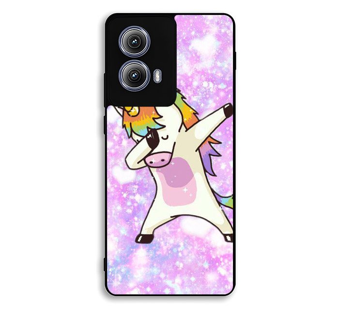 dabbing unicorn Motorola Moto Edge 2024 Case BC2444