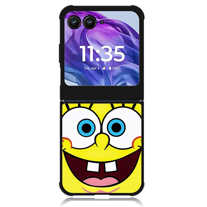 Spongebob 3rd Motorola Moto Razr 2024 , Moto Razr 50 Case