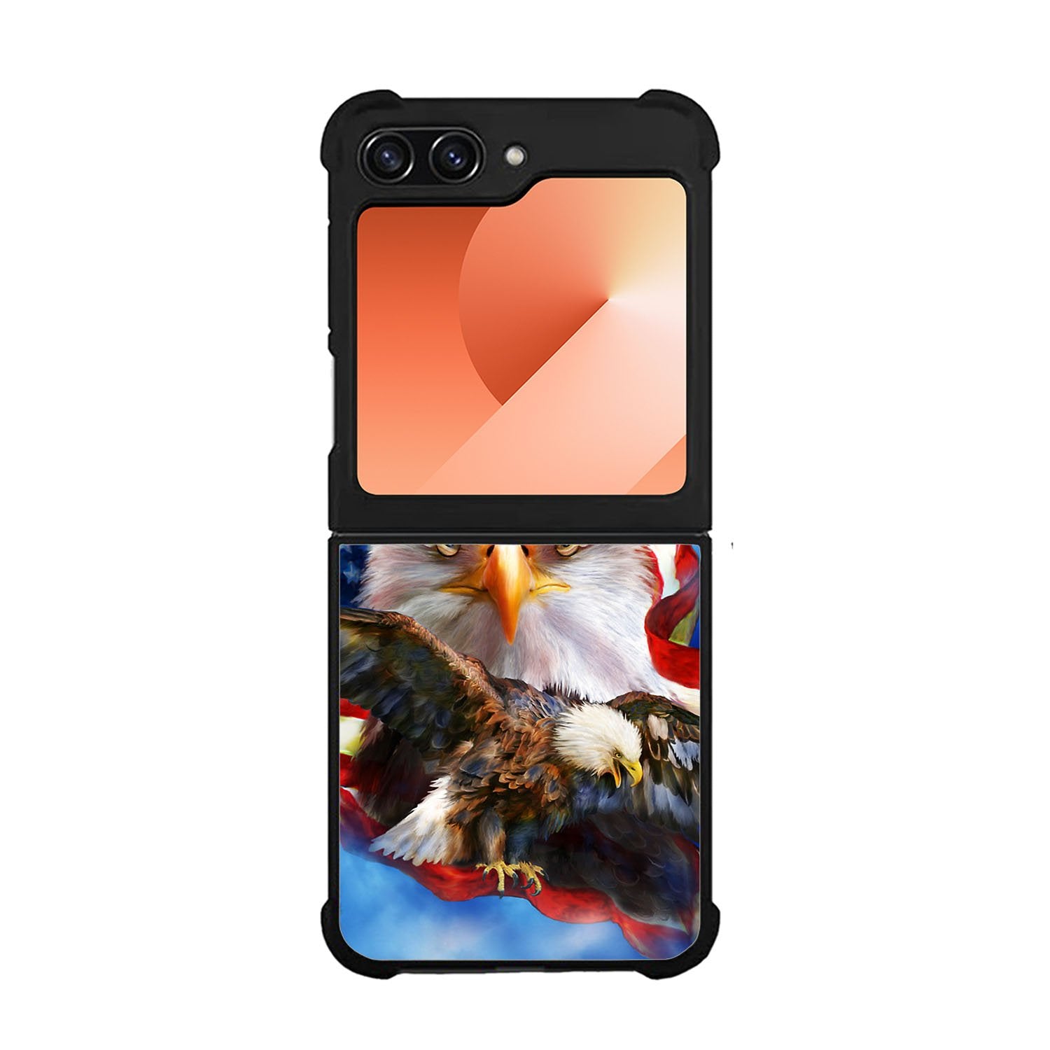 American Flag Eagle Case Samsung Galaxy Z Flip 6 5G BC2509