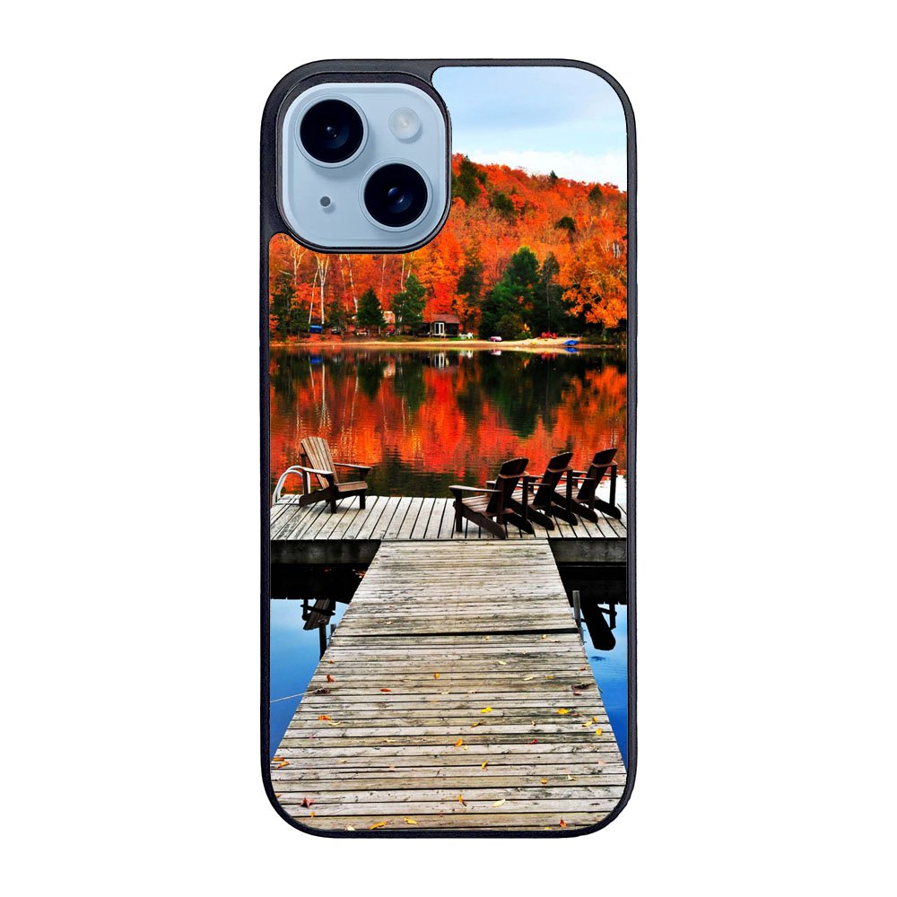 Autumn Fall on Lake Case iPhone 15 Plus BC2514