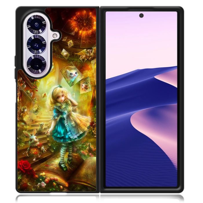 alice in wonderland ART Samsung Galaxy Z Fold 7 5G Case BC2533