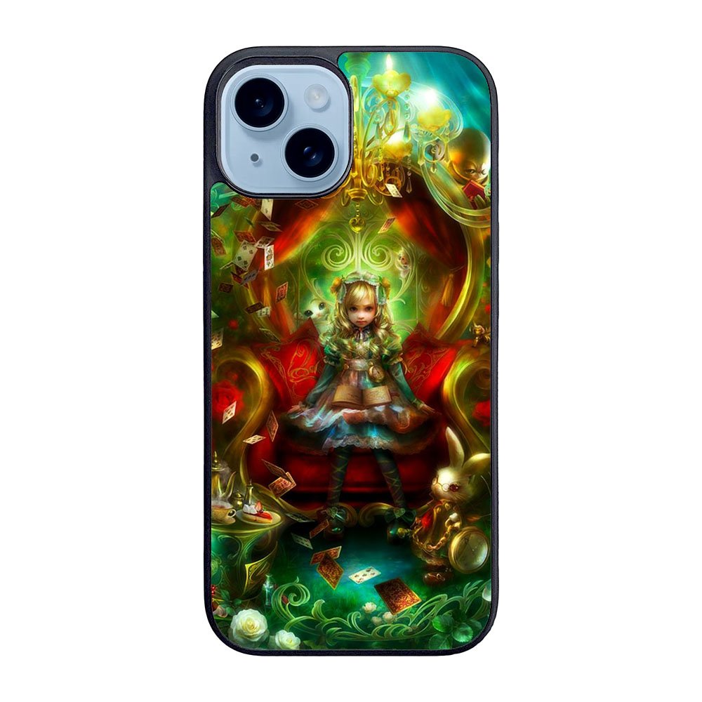 alice in wonderland ART Case iPhone 15 BC2534