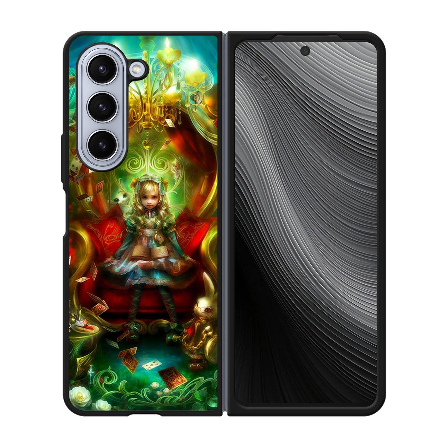 alice in wonderland ART Case Samsung Galaxy z Fold 5 5G BC2534