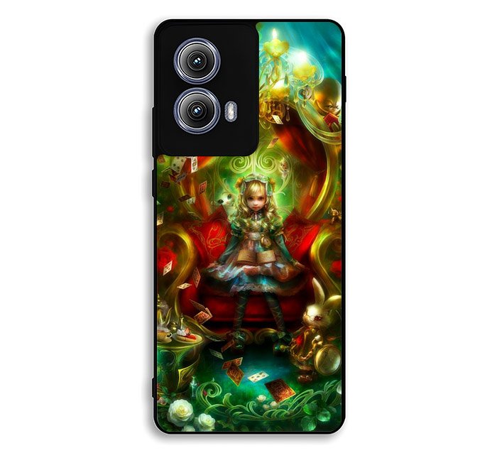alice in wonderland ART Motorola Moto Edge 2024 Case BC2534