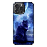 Cemetery Cat ART Case iPhone 15 Pro BC2541