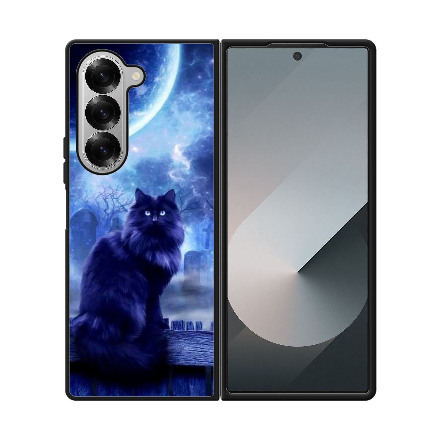 Cemetery Cat ART Case Samsung Galaxy Z Fold 6 5G BC2541