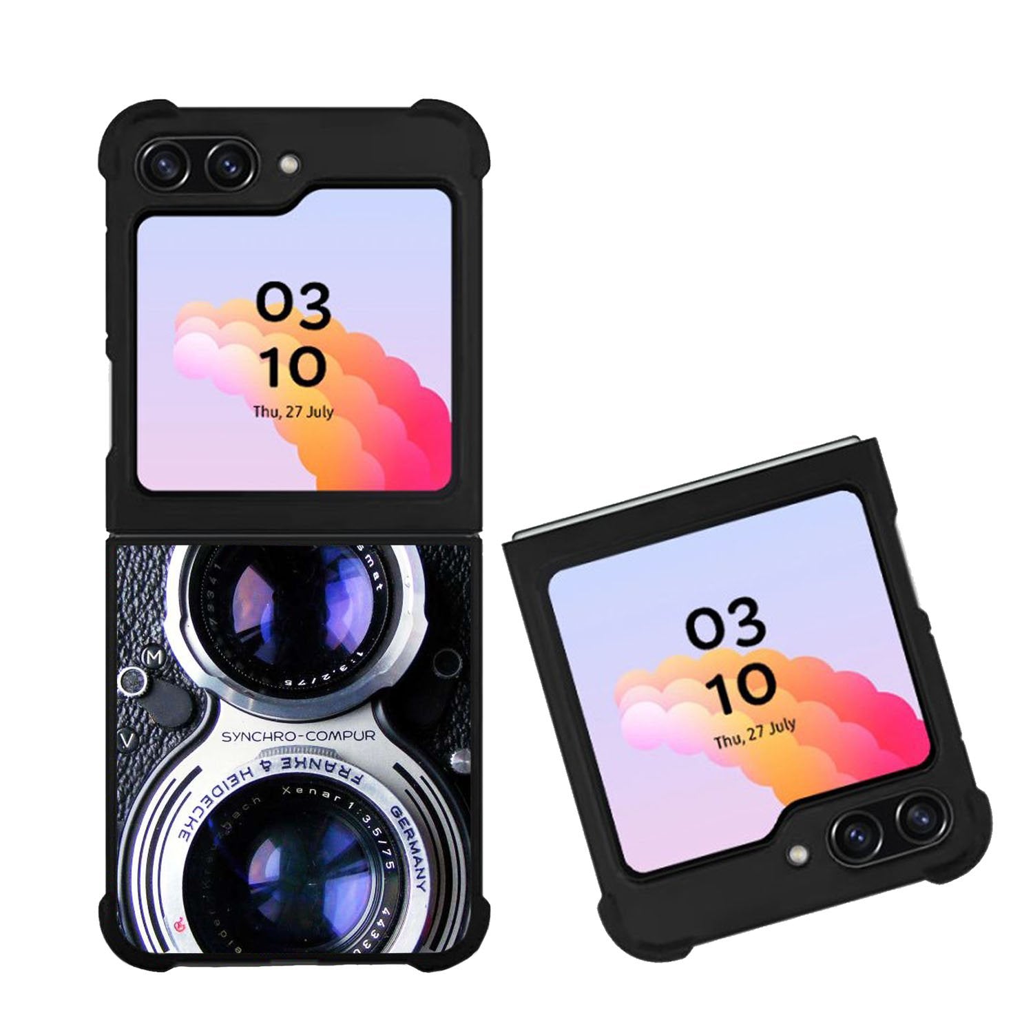 Twin Reflex Camera Case Samsung Galaxy Z Flip 5 5G BC2543