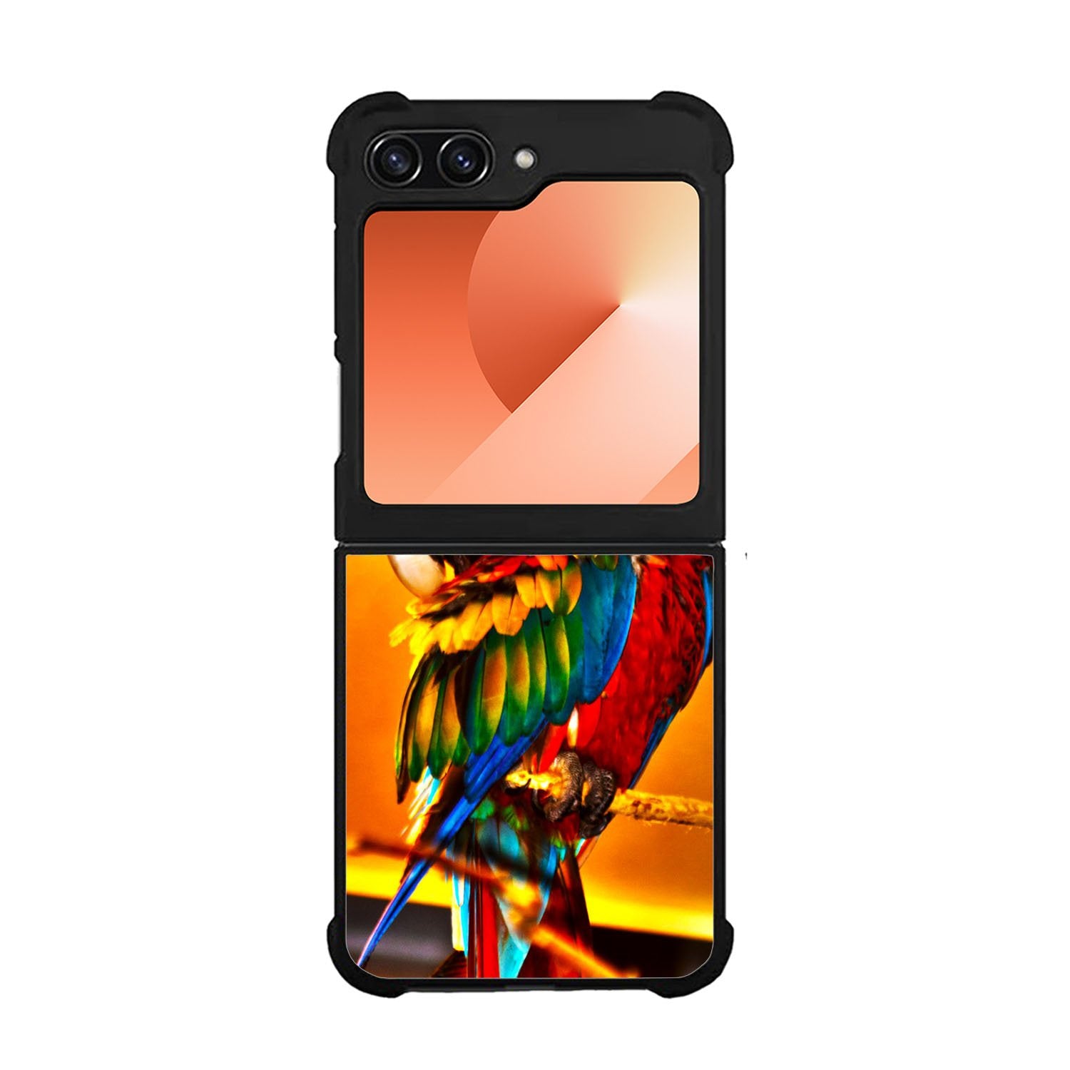 Scarlet Macaw Parrot Case Samsung Galaxy Z Flip 6 5G BC2544