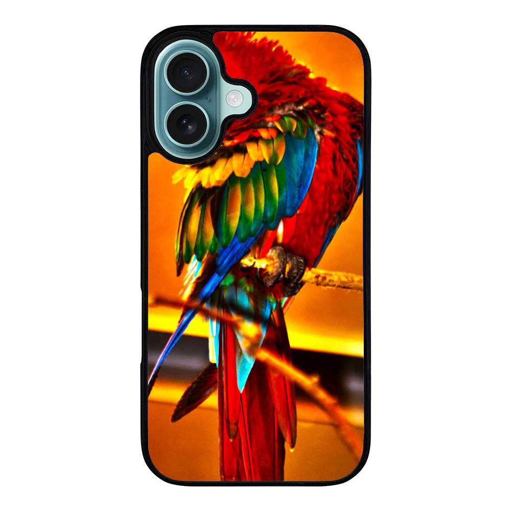 Scarlet Macaw Parrot Case iPhone 16 Plus BC2544
