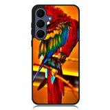 Scarlet Macaw Parrot Samsung Galaxy S25 FE Case BC2544