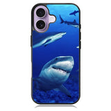 shark in water wallpaper iPhone 17 Case BC2545