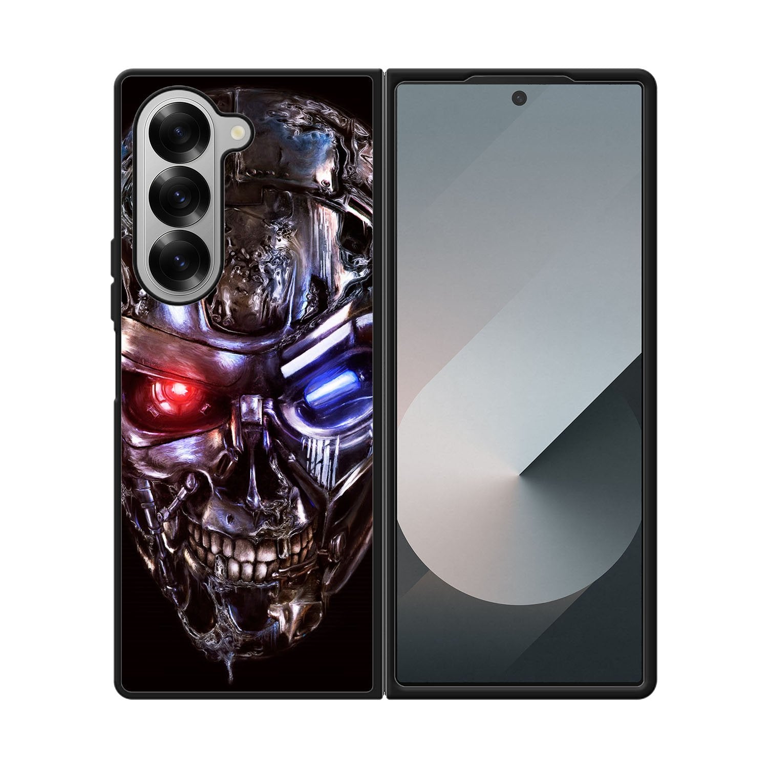 Terminator Robot Skull Case Samsung Galaxy Z Fold 6 5G BC2563