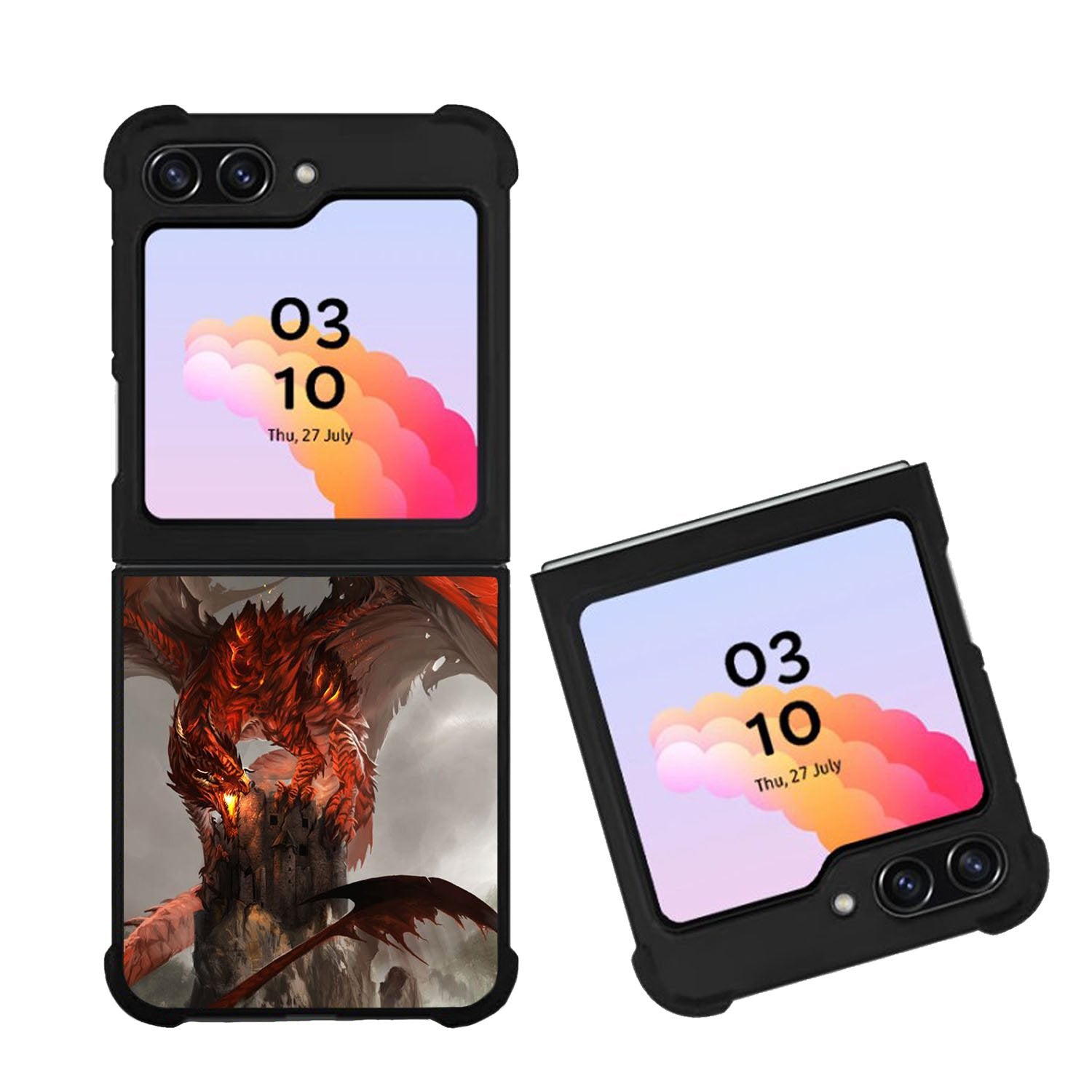 red dragon wallpaper Case Samsung Galaxy Z Flip 5 5G BC2567